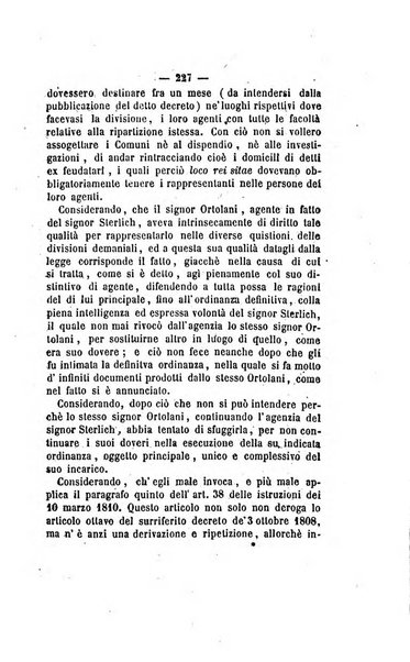 Bullettino delle ordinanze de' commissarj ripartitori de' demanj ex feudali e comunali nelle province napoletane in appendice degli atti eversivi della feudalita