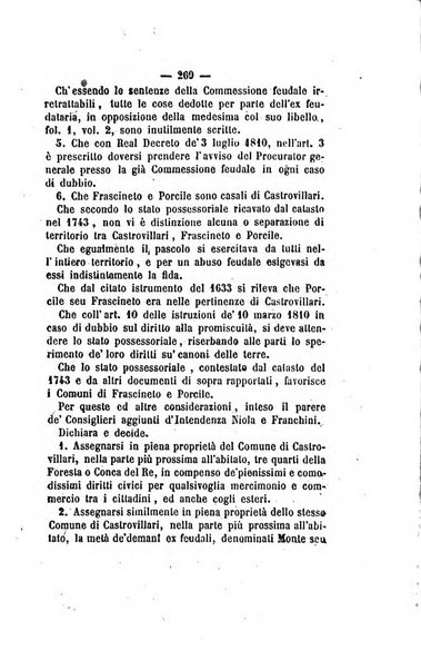 Bullettino delle ordinanze de' commissarj ripartitori de' demanj ex feudali e comunali nelle province napoletane in appendice degli atti eversivi della feudalita