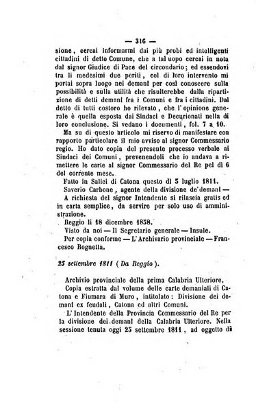 Bullettino delle ordinanze de' commissarj ripartitori de' demanj ex feudali e comunali nelle province napoletane in appendice degli atti eversivi della feudalita