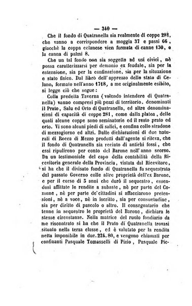 Bullettino delle ordinanze de' commissarj ripartitori de' demanj ex feudali e comunali nelle province napoletane in appendice degli atti eversivi della feudalita