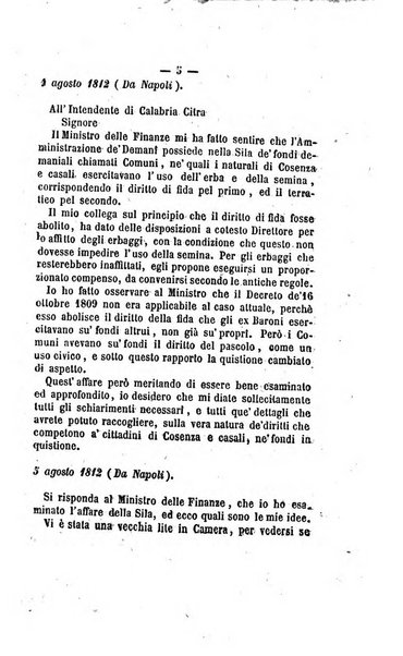 Bullettino delle ordinanze de' commissarj ripartitori de' demanj ex feudali e comunali nelle province napoletane in appendice degli atti eversivi della feudalita