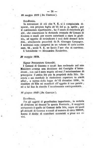 Bullettino delle ordinanze de' commissarj ripartitori de' demanj ex feudali e comunali nelle province napoletane in appendice degli atti eversivi della feudalita