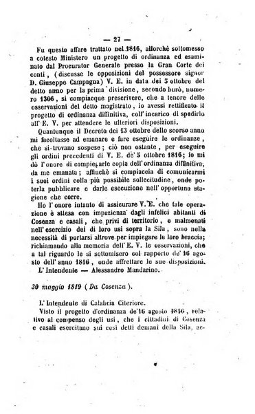 Bullettino delle ordinanze de' commissarj ripartitori de' demanj ex feudali e comunali nelle province napoletane in appendice degli atti eversivi della feudalita