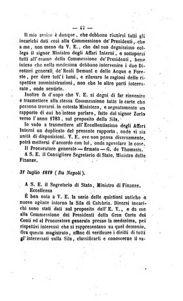 Bullettino delle ordinanze de' commissarj ripartitori de' demanj ex feudali e comunali nelle province napoletane in appendice degli atti eversivi della feudalita