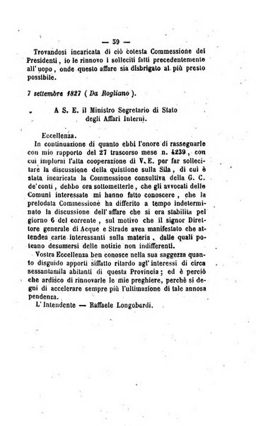 Bullettino delle ordinanze de' commissarj ripartitori de' demanj ex feudali e comunali nelle province napoletane in appendice degli atti eversivi della feudalita