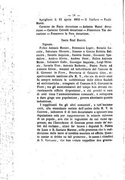 Bullettino delle ordinanze de' commissarj ripartitori de' demanj ex feudali e comunali nelle province napoletane in appendice degli atti eversivi della feudalita