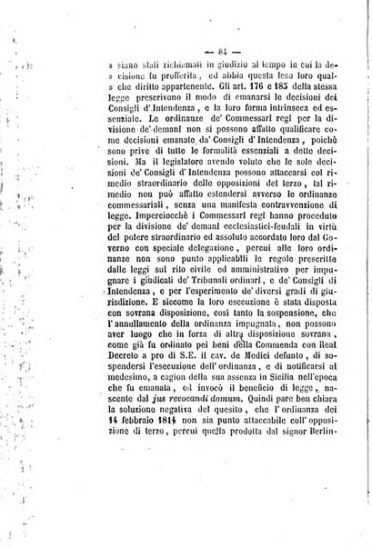 Bullettino delle ordinanze de' commissarj ripartitori de' demanj ex feudali e comunali nelle province napoletane in appendice degli atti eversivi della feudalita