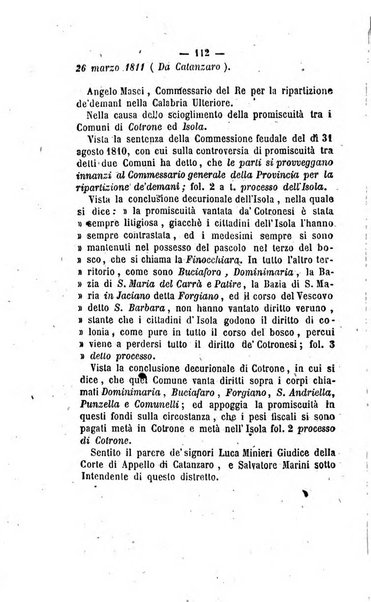 Bullettino delle ordinanze de' commissarj ripartitori de' demanj ex feudali e comunali nelle province napoletane in appendice degli atti eversivi della feudalita