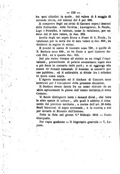 Bullettino delle ordinanze de' commissarj ripartitori de' demanj ex feudali e comunali nelle province napoletane in appendice degli atti eversivi della feudalita