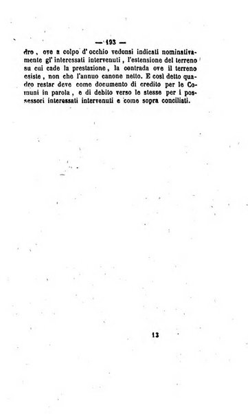 Bullettino delle ordinanze de' commissarj ripartitori de' demanj ex feudali e comunali nelle province napoletane in appendice degli atti eversivi della feudalita