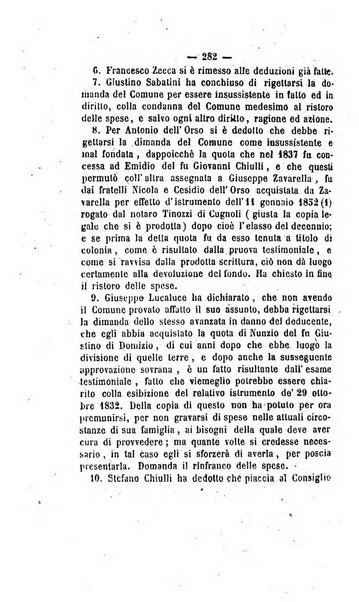 Bullettino delle ordinanze de' commissarj ripartitori de' demanj ex feudali e comunali nelle province napoletane in appendice degli atti eversivi della feudalita