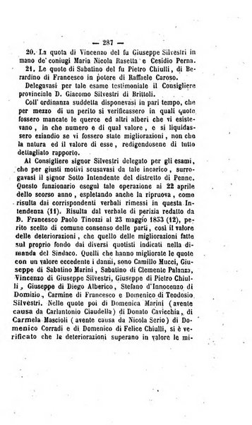 Bullettino delle ordinanze de' commissarj ripartitori de' demanj ex feudali e comunali nelle province napoletane in appendice degli atti eversivi della feudalita