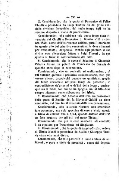 Bullettino delle ordinanze de' commissarj ripartitori de' demanj ex feudali e comunali nelle province napoletane in appendice degli atti eversivi della feudalita