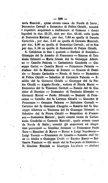 Bullettino delle ordinanze de' commissarj ripartitori de' demanj ex feudali e comunali nelle province napoletane in appendice degli atti eversivi della feudalita