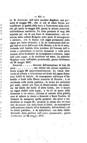 Bullettino delle ordinanze de' commissarj ripartitori de' demanj ex feudali e comunali nelle province napoletane in appendice degli atti eversivi della feudalita