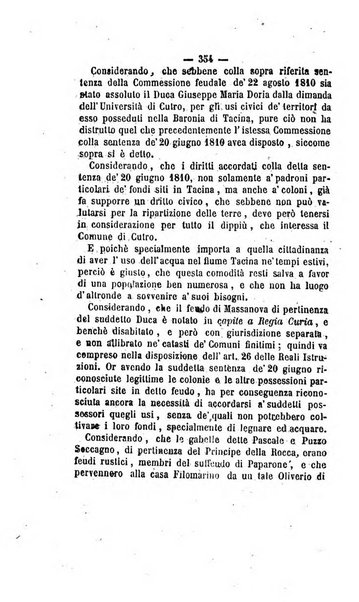 Bullettino delle ordinanze de' commissarj ripartitori de' demanj ex feudali e comunali nelle province napoletane in appendice degli atti eversivi della feudalita