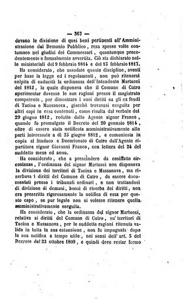 Bullettino delle ordinanze de' commissarj ripartitori de' demanj ex feudali e comunali nelle province napoletane in appendice degli atti eversivi della feudalita