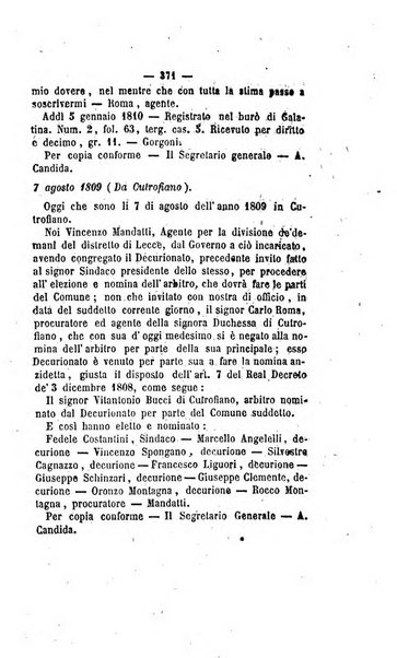 Bullettino delle ordinanze de' commissarj ripartitori de' demanj ex feudali e comunali nelle province napoletane in appendice degli atti eversivi della feudalita