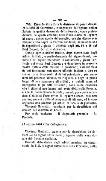 Bullettino delle ordinanze de' commissarj ripartitori de' demanj ex feudali e comunali nelle province napoletane in appendice degli atti eversivi della feudalita