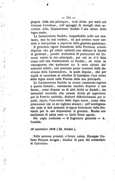 Bullettino delle ordinanze de' commissarj ripartitori de' demanj ex feudali e comunali nelle province napoletane in appendice degli atti eversivi della feudalita