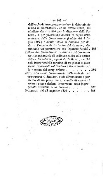 Bullettino delle ordinanze de' commissarj ripartitori de' demanj ex feudali e comunali nelle province napoletane in appendice degli atti eversivi della feudalita