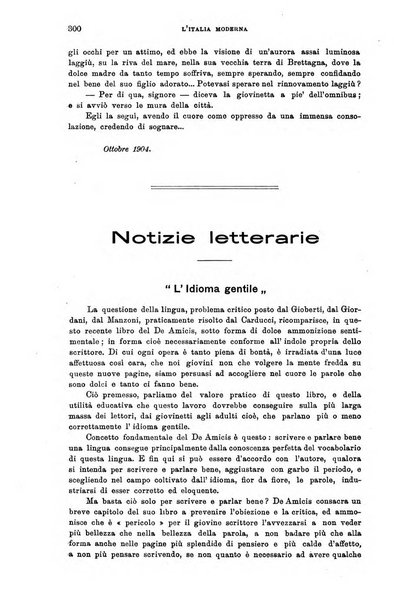 L'Italia moderna rivista dei problemi della vita italiana