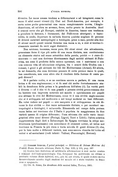 L'Italia moderna rivista dei problemi della vita italiana