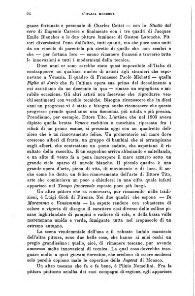 L'Italia moderna rivista dei problemi della vita italiana