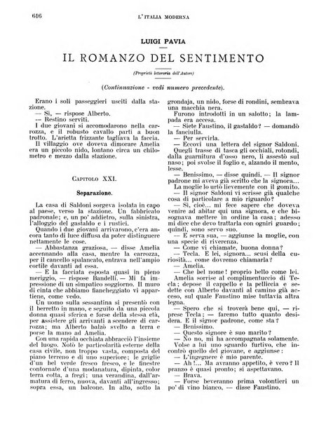 L'Italia moderna rivista dei problemi della vita italiana