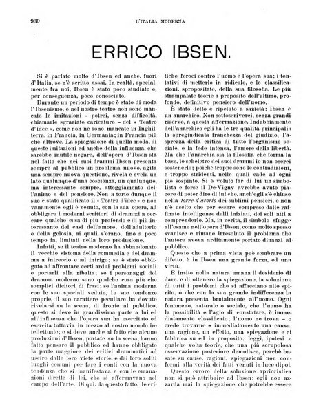 L'Italia moderna rivista dei problemi della vita italiana