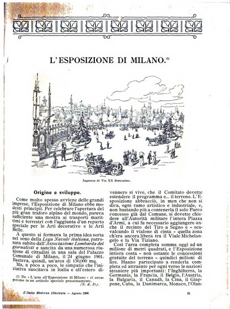 L'Italia moderna rivista dei problemi della vita italiana