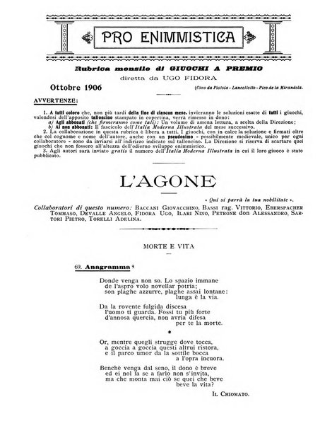 L'Italia moderna rivista dei problemi della vita italiana