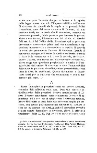 La scienza del diritto privato rivista critica di filosofia giuridica, legislazione e giurisprudenza