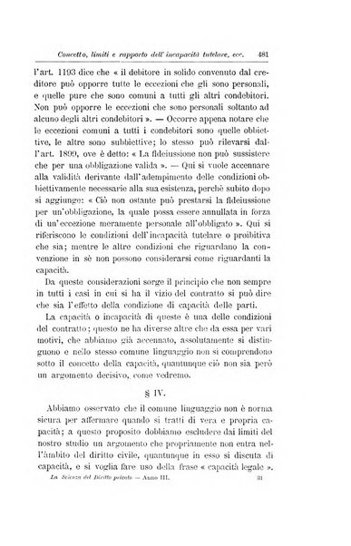 La scienza del diritto privato rivista critica di filosofia giuridica, legislazione e giurisprudenza