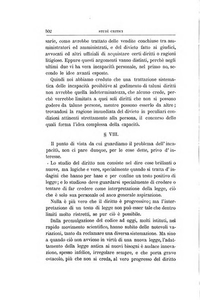 La scienza del diritto privato rivista critica di filosofia giuridica, legislazione e giurisprudenza