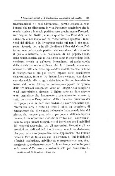 La scienza del diritto privato rivista critica di filosofia giuridica, legislazione e giurisprudenza