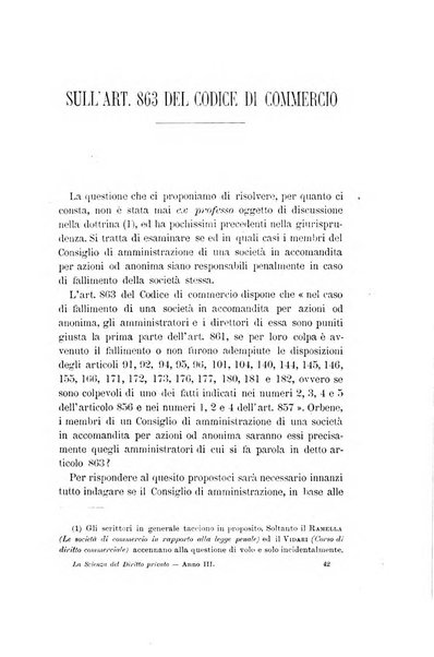 La scienza del diritto privato rivista critica di filosofia giuridica, legislazione e giurisprudenza