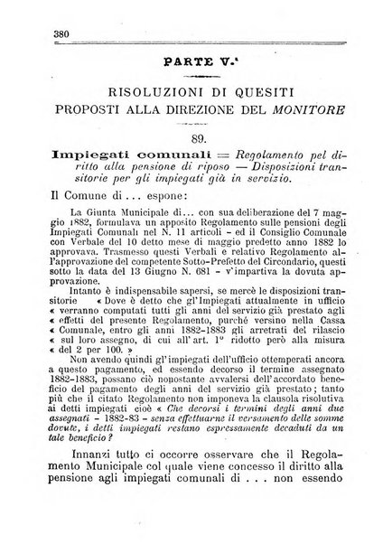 [l monitore delle pubbliche amministrazioni giornale di dottrina e giurisprudenza pei comuni e per le provincie del Regno