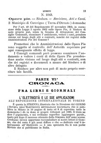 [l monitore delle pubbliche amministrazioni giornale di dottrina e giurisprudenza pei comuni e per le provincie del Regno