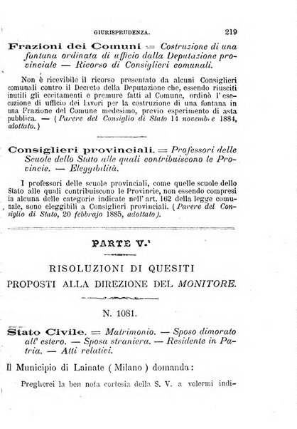 [l monitore delle pubbliche amministrazioni giornale di dottrina e giurisprudenza pei comuni e per le provincie del Regno