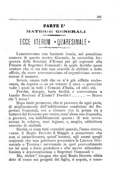 [l monitore delle pubbliche amministrazioni giornale di dottrina e giurisprudenza pei comuni e per le provincie del Regno