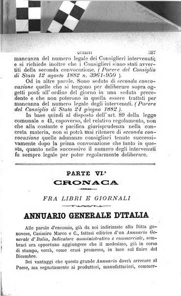 [l monitore delle pubbliche amministrazioni giornale di dottrina e giurisprudenza pei comuni e per le provincie del Regno