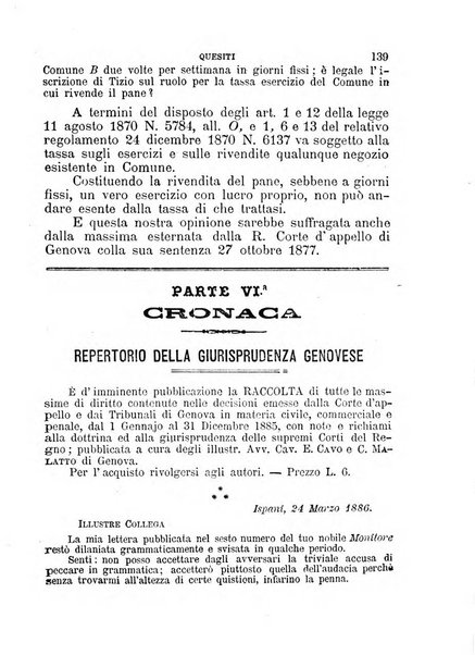 [l monitore delle pubbliche amministrazioni giornale di dottrina e giurisprudenza pei comuni e per le provincie del Regno