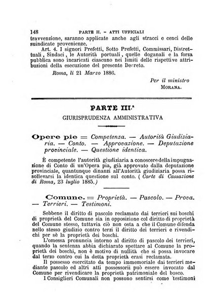 [l monitore delle pubbliche amministrazioni giornale di dottrina e giurisprudenza pei comuni e per le provincie del Regno