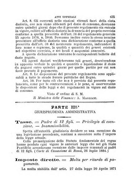 [l monitore delle pubbliche amministrazioni giornale di dottrina e giurisprudenza pei comuni e per le provincie del Regno