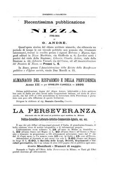 Rivista della beneficenza pubblica e delle istituzioni di previdenza