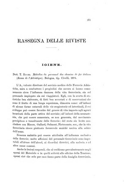 Rivista della beneficenza pubblica e delle istituzioni di previdenza