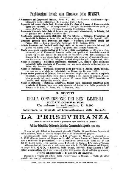 Rivista della beneficenza pubblica e delle istituzioni di previdenza