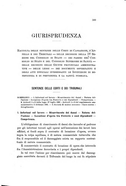 Rivista della beneficenza pubblica e delle istituzioni di previdenza