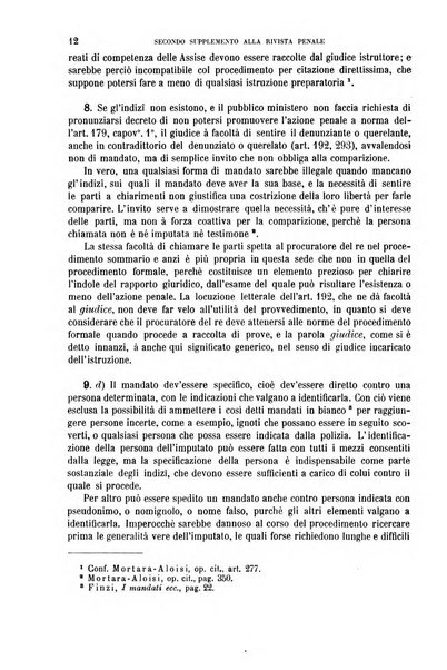 Il codice di procedura penale illustrato articolo per articolo ... secondo supplemento alla Rivista Penale